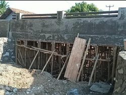 Anggaran Pembangunan Jembatan Kampung Cempaka Kabupaten Bekasi Dipertanyakan Warga