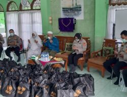 Polres Metro Bekasi Kota Salurkan Sembako Baksos Altar Akabri 89 ke Yayasan Yatim Piatu Al Ikhlas Kayuringin Jaya