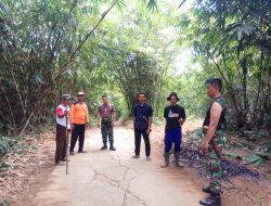 Satgas Citarum Harum Sub Sektor 01 Bojongmangu Kabupaten Bekasi, Gotong Royong Bersama Warga
