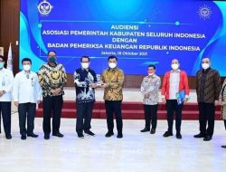 Bupati Taput Hadiri Audiensi Dewan Pengurus APKASI dengan Ketua BPK RI