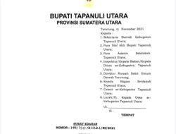 Sukseskan Pilkades Serentak, ASN Pemkab Taput Diliburkan 23 November 2021
