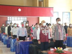 Bupati Taput Hadiri Pembukaan Konas XIV FKPKB – PGI Tahun 2021