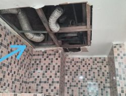 Gedung Pemkab Bekasi Kurang Perawatan,  Atap Toilet  Kantor Disnaker Ambruk