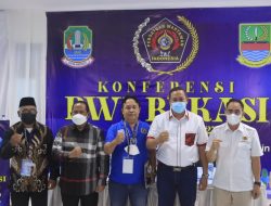 Tri Adhianto Buka Konferensi, Melody Sinaga Kembali Pimpin PWI Bekasi Raya Periode 2021-2024