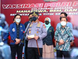 Kapolri Kejar Target Vaksin Booster Jelang Ramadan
