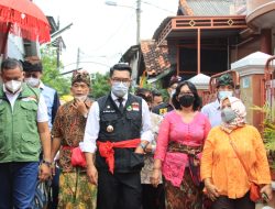 Ridwan Kamil Kunjungi Kampung Bali di Kota Bekasi