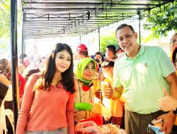 Plt Wali Kota Bekasi Manfaatkan Akhir Pekan Senam Bersama Warga Sekaligus Tinjau Bazar UMKM