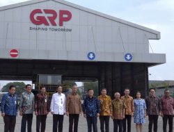 Sekda Kabupaten Bekasi Dampingi Menteri Perindustrian Resmikan Mesin Ligth Section Mill di PT Gunung Raja Paksi Tbk