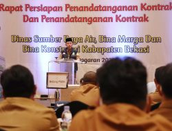 Ciptakan Infrastruktur Berkualitas, Pj Bupati Bekasi Minta Kontraktor Lakukan Pekerjaan Sesuai Spek