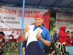 Plt Wali Kota Bekasi Manfaatkan Akhir Pekan Senam Bersama Warga Sekaligus Tinjau Bazar UMKM