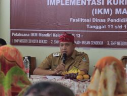 Plt Wali Kota Bekasi Bersama Kadisdik Buka Bintek IKM Mandiri