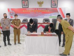 Bupati Humbahas Apresiasi DPRD Terkait  Laporan Pertanggungjawaban APBD 2021