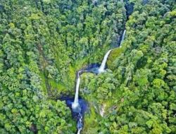 Panorama Air Terjun 7 Tingkat di Tarabintang Humbahas Miliki Keunikan