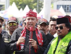 Plt Wali Kota Bekasi Hadiri Silaturahmi Akbar Lebaran Bekasi