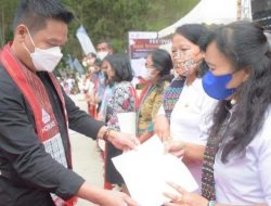 Wabup Humbahas Serahkan Piagam Penghargaan Kepada Bidan Desa Terbaik