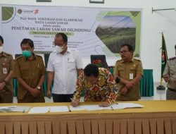 Pemkab Humbahas Tandatangani Berita Acara Klarifikasi Data Lahan Sawah