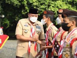 Peringatan Hari Pramuka ke-61 di Kota Bekasi, Tri Adhianto Motivasi dan Apresiasi Anggota Pramuka