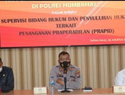 Polda Sumut Sosialisasi Penyuluhan Hukum di Polres Humbahas