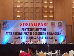 PDAM Tirta Bhagasasi Sosialisasikan Penyesuaian Tarif  Atas Reklasifikasi Golongan Pelanggan   