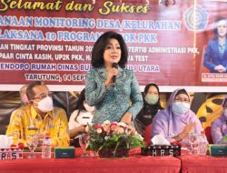 Ketua TP PKK Taput Hadiri Monitoring Desa Pelaksana 10 Program Pokok PKK