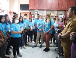 Bupati Toba Poltak Sitorus Sambut Kunjungan Pelajar Work Camp 2022