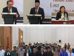 Jelang Pemilu Serentak 2024, Bawaslu Humbahas Lantik Panwaslu Kecamatan