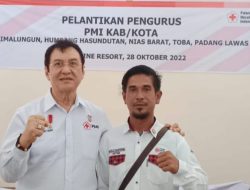 Rahmat Shah Lantik Wakil Bupati Humbahas Jadi Dewan Kehormatan Pengurus PMI