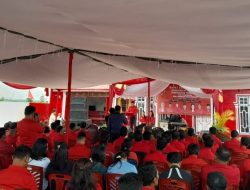 DPC PDI Perjuangan Kabupaten Humbahas Gelar Rakercab III Tahun 2022