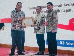 Pemkab  Humbahas Terima Penghargaan WTP 5 Kali Berturut-turut