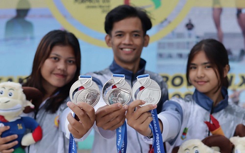 Atlet Locat Indah Kabupaten Bekasi koleksi 2 medali perak