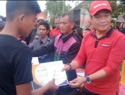 Wakil Bupati Humbahas Saksikan Grand Final Turnamen Sepak Bola Sumpah Pemuda Cup Paranginan