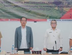 Bupati dan Kepala BPN Laksanakan Sidang PPL di Kabupaten Humbahas