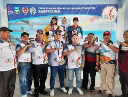 Penyelam Kabupaten Bekasi Sumbang 2 Medali Emas Porprov XIV Jabar  2022