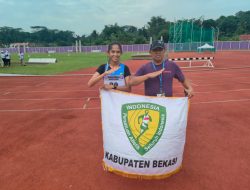 Uhuy! Atletik Kabupaten Bekasi Sumbang Medali Emas Lagi