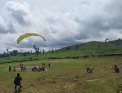 Paralayang Kabupaten Bekasi Sumbang 3 Medali Porprov Jabar