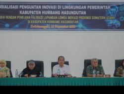 Bupati Humbahas Dosmar Banjarnahor Buka Sosialisasi Penguatan Inovasi Daerah