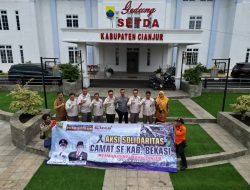 Camat se-Kabupaten Bekasi Berikan Bantuan Korban Gempa ke Kabupaten Cianjur