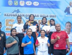 Atlet Humbahas Elvitamaria Simbolon Raih Medali Emas Kejurda Sambo Sumut