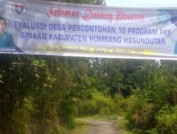 Tim Pokja PKK Humbahas Adakan Kegiaatan Evaluasi  Desa Percontohan di Nagasaribu