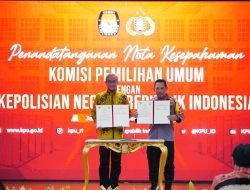 Polri dan KPU Tandatangani MoU Pelaksanaan Pemilu 2024 Berjalan Aman dan Lancar