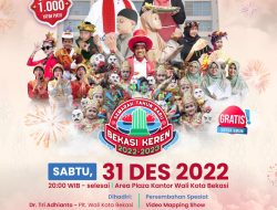 Malam Pergantian Tahun 2022,  Pemkot Bekasi Akan Gelar  “Semarak Tahun Baru Bekasi Keren”