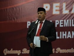 Plt Wali Kota Bekasi Hadiri Pelantikan PPK Pemilu 2024