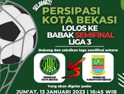 Lolos ke Semi Final Liga 3 Seri 1 Jabar, Hari Ini Persipasi Lawan Persikasi Kabupaten Bekasi