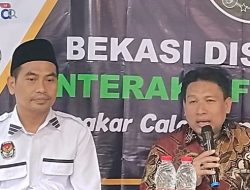 Persiapan Pilkada 2024, Ketua KPUD  Diskusi Bersama Ketua DPRD Kabupaten Bekasi