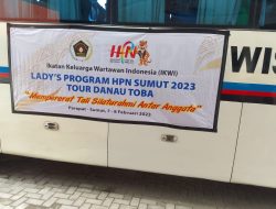 Peringatan HPN 2023 di Sumut, Keluarga Wartawan Rekreasi ke Parapat