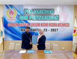 15 Kandidat Ambil Formulir, Pendaftaran Bacalon Ketum KONI Kota Bekasi Ditutup