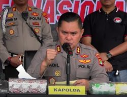 Polres Metro Jakarta Barat Gagalkan Peredaran Sabu Jaringan Internasional