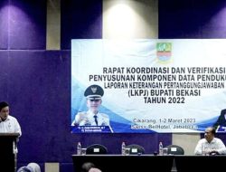 Dedy Supriyadi Pimpin Rakor Verifikasi LKPJ Bupati Bekasi Tahun 2022