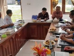 Kesbangpol Undang KPU Humbahas  Pembahasan Awal Rencana Anggaran Pemilihan Kepala Daerah 2024