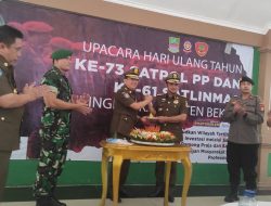 HUT ke-73 Satpol PP,  Pj Bupati Bekasi Harapkan Satpol PP Terus Jaga Ketentraman